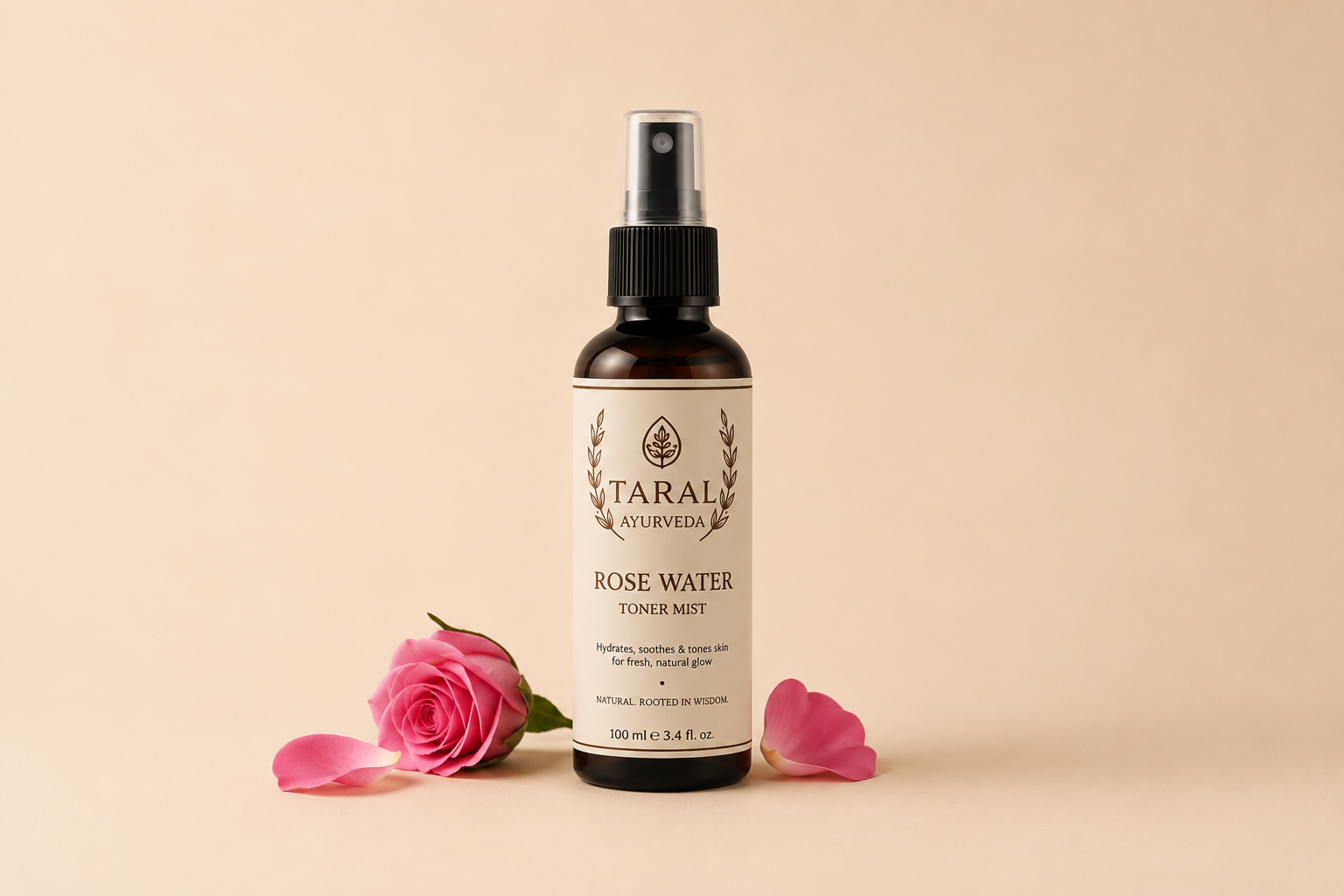 Taral Ayurveda Rose Water Toner Mist (100ml)